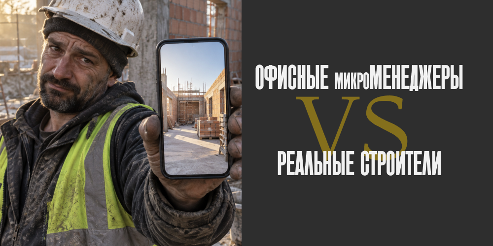 Офисные микроменеджеры VS реальные строители